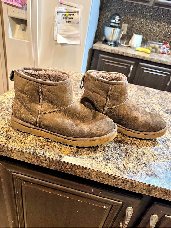UGG Shoes - UGG Classic Ultra Mini Brown Winter Boots US 10